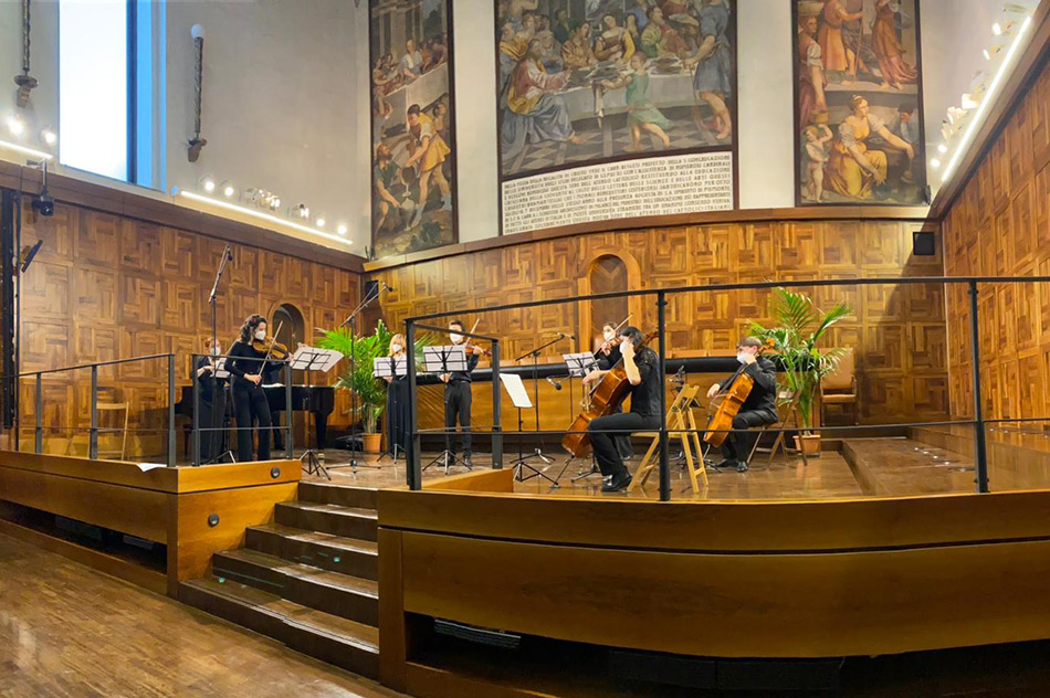 Le prove in Aula Magna
