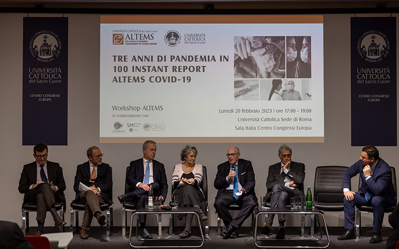 Altems, 100 Instant Report in tre anni di monitoraggio Covid 