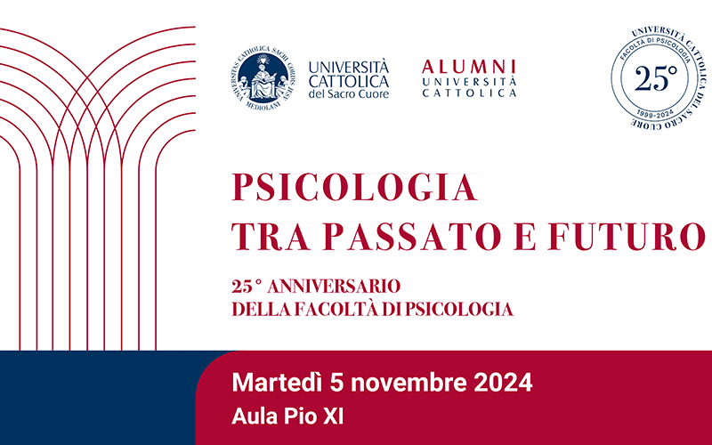 Tra passato e futuro. La Facoltà di Psicologia compie venticinque anni