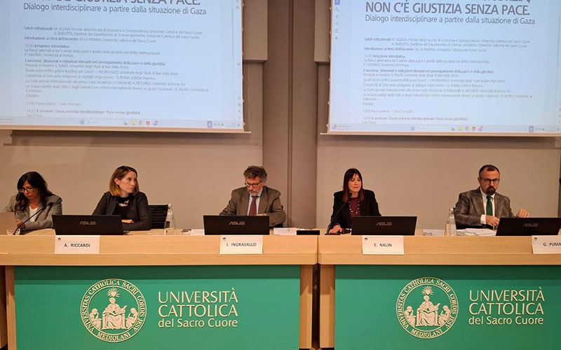 Rispetto del diritto internazionale e pace giusta, due valori complementari