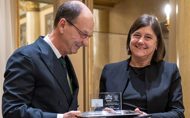 Alla rettrice Elena Beccalli il premio «La mia vita per Milano»