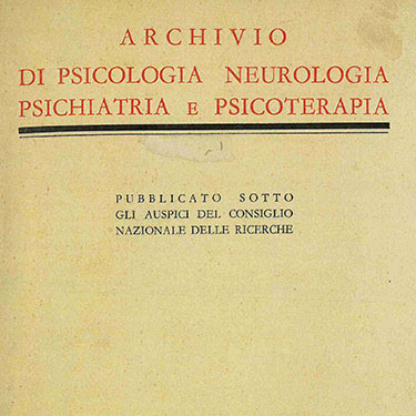 ArchivePNP: la rinascita internazionale della rivista di psicologia, neurologia e psichiatria
