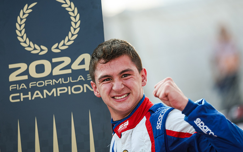 Leonardo Fornaroli, il primo pilota italiano campione della Formula 3 studia in Università Cattolica