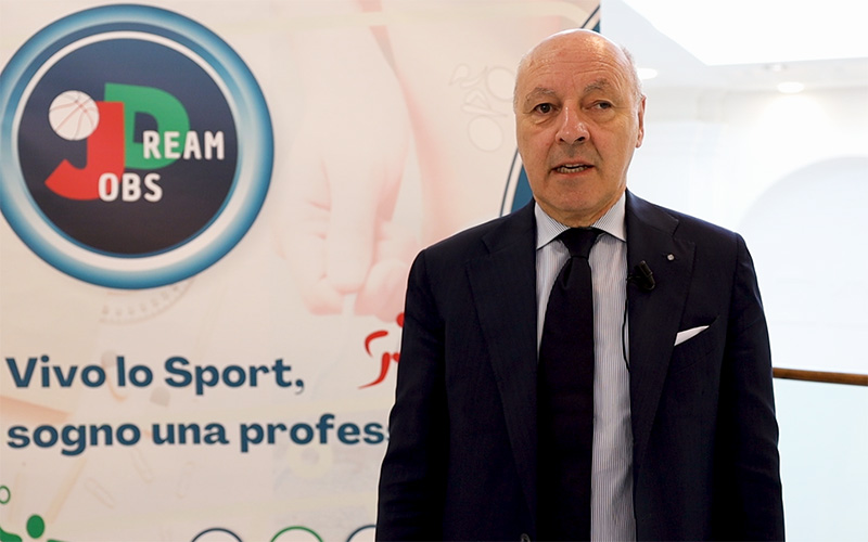 Dream Jobs: le nuove professioni dello sport, con Beppe Marotta