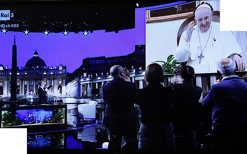 La &ldquo;meravigliosa immediatezza&rdquo; di Francesco in tv