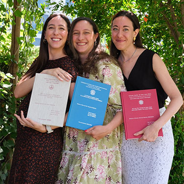 Tre sorelle, tre tesi, un'unica Università
