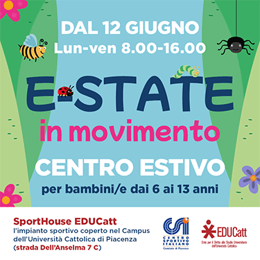 E-state in movimento: a Piacenza centri estivi per bambini e ragazzi