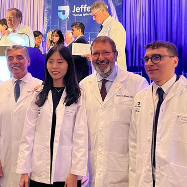 Cattolica e Jefferson insieme alla White Coat Ceremony