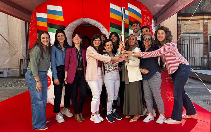 Accendere il futuro, tra valori Olimpici e carriere atletiche. La Fiamma Olimpica in Cattolica