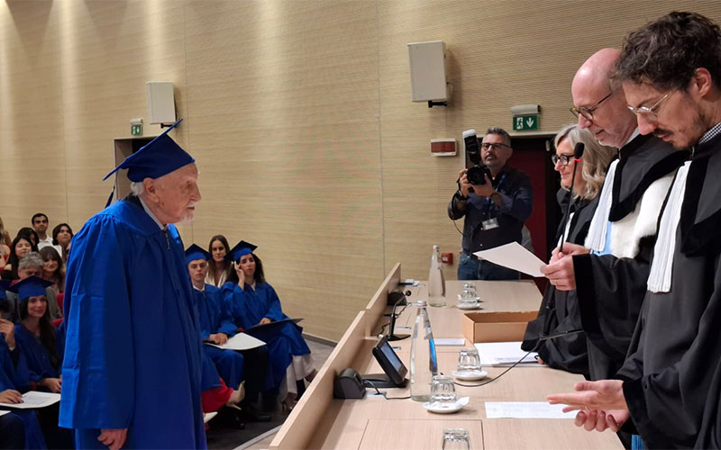 96 anni e la laurea che mancava: il sogno di Sergio adesso è realtà