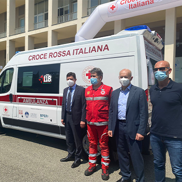 Un&rsquo;ambulanza "speciale" per la Croce Rossa Italiana 