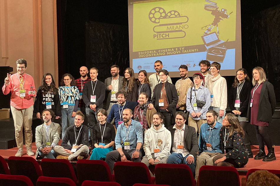 Foto di gruppo per i partecipanti a Milano Pitch 2022