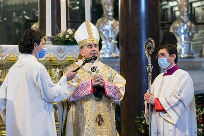 Celebrazione eucaristica in Sant'Ambrogio