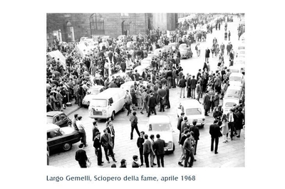 Largo Gemelli, Sciopero della fame, aprile 1968