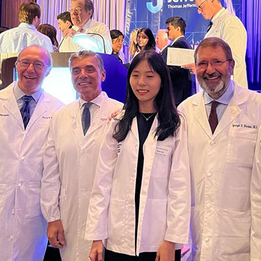 Università Cattolica and Jefferson together at the White Coat Ceremony