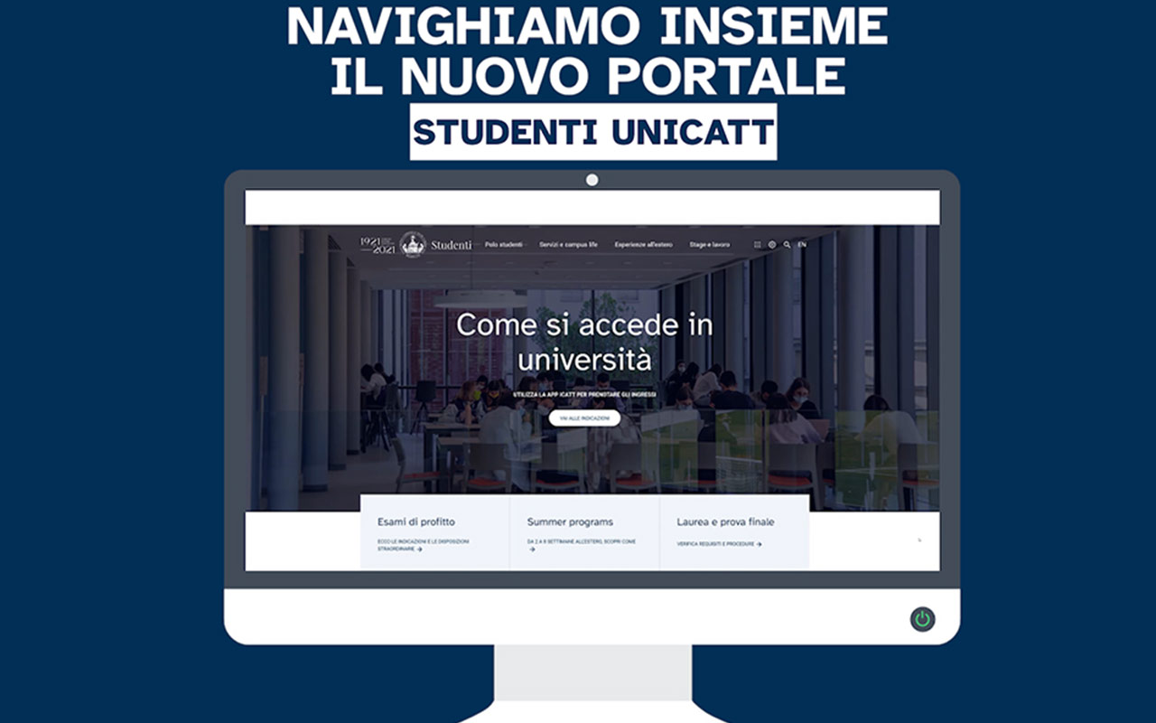 New student portal: from enrolment to postgraduate studies in two clicks